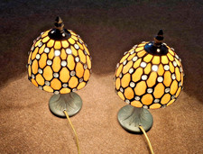 BEAUTIFUL PAIR OF IVORY/AMBER