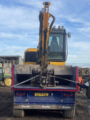 Digger and driver dump trailer - and,