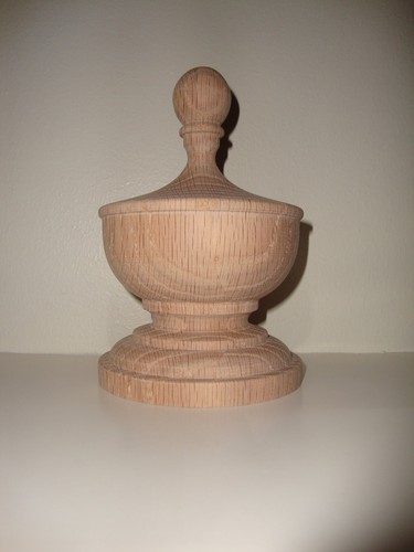 Wood finial unfinished for - finial,