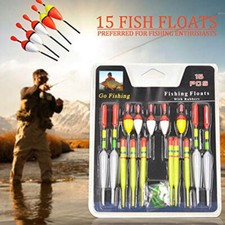 15 Pcs Fishing Assorted Float