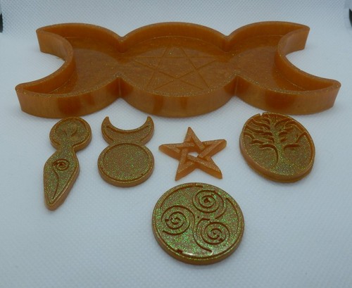 Portable hand made pagan - , altar