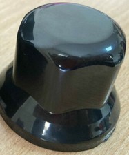 60x 32mm Black Plastic Wheel