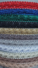 BRAID GIMP 12mm Width Sold Per Metre Sewing Upholstery Furnishing Trim FREE POST