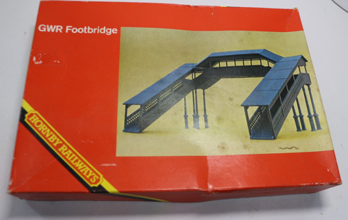 Hornby r187 gwr footbridge - hornby, oo