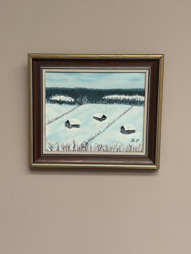 Swedish oil canvas - swedish, on