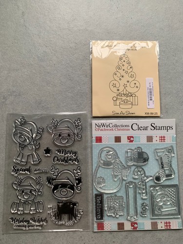 Christmas clear stamps sets - clear,