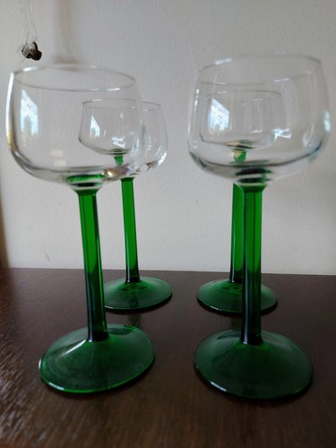 Mid century modern green - green, stem