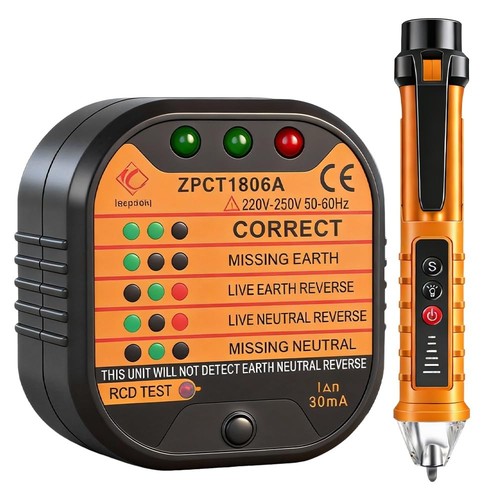 Socket tester rcd gfci - rcd,