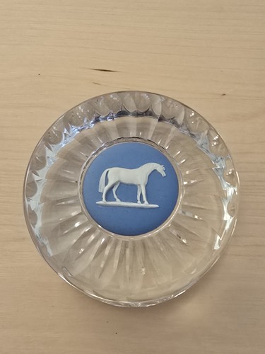 Wedgwood blue jasperware horse - wedgwood,