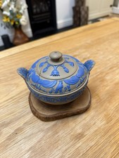 VERY RARE Wedgwood Jasperware 19th Century Egyptian Sugar Pot with Lid