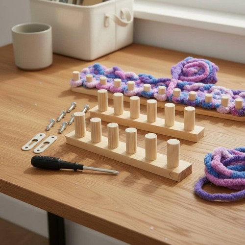 Adjustable weaving loom - adjustable,