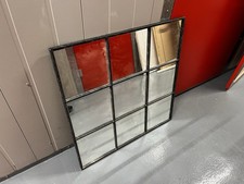 Next Black Metal Mirror 95cm x