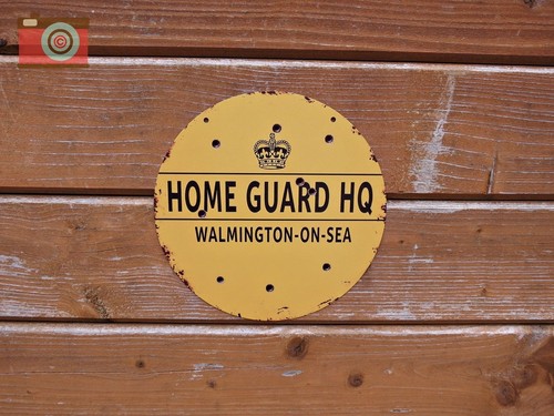 Home guard metal sign - "home,