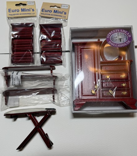 Doll house 12th mahogany - 12th,
