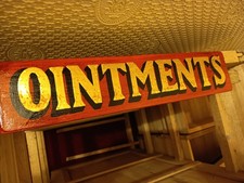 Vintage ointments sign - vintage,