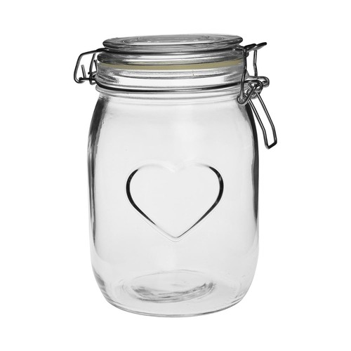 Vintage 1000ml heart shaped - heart,