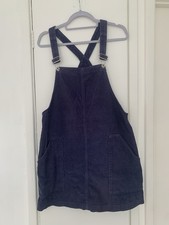 Blue Corduroy Denim Pinafore