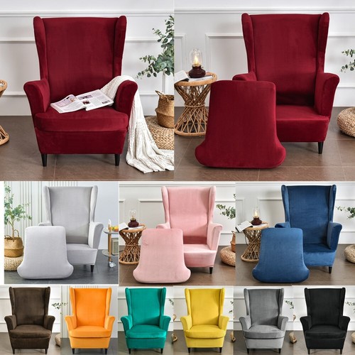 Slipcover wing chair - slipcover, covers