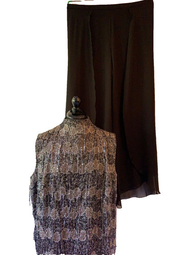 Stunning luxury beaded top - beaded,