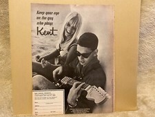 JBFA6 ADVERT 11X8 KENT SOLID BODY ELECTRIC GUITARS & BASSES