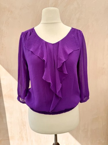 Debenhams petite purple - , ruffle
