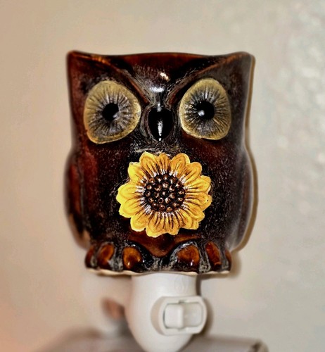 Owl ceramic wax - owl,