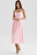 House of CB Marci Pink Pleated