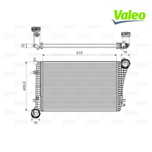 Charge air cooler - air,