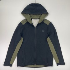 JACK WILLS Hoodie Medium Green Men's Cotton Blend Full Zip Activewear Sweatshirt