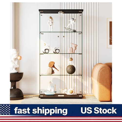 Tempered glass display cabinet - tempered,