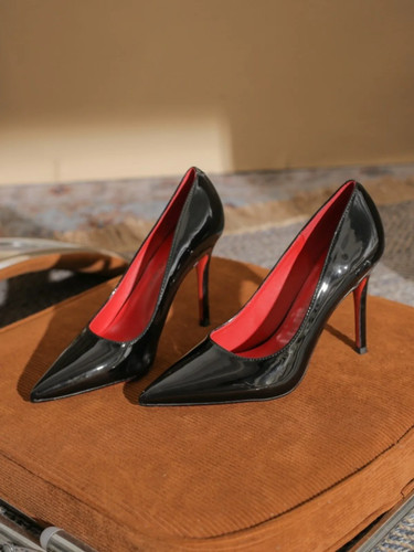 7cm black red sole - 7cm,