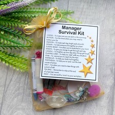 Manager, Assistant Manager, Boss, Supervisor Survival Kit Gift for secret santa
