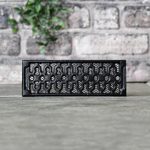 Black cast iron - black, "keyhole