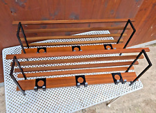 60er Wardrobe Vintage Wall Coat Rack Danish Corridor Mid Century 60s 1/2