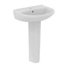  Ideal Standard Eurovit+ Basin & Pedestal 550mm Wide 1 TH - Tap & Waste Not Inc