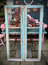 ANTIQUE FRENCH WINDOWS ARCHITECTURAL SALVAGE PROJECT : RE PURPOSE WITH MIRRORS ?