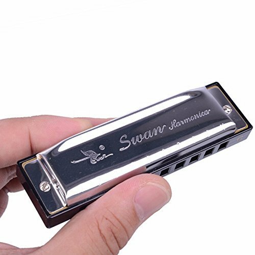 New silver swan - new, harmonica
