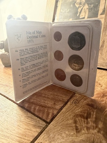 1971 isle man uncirculated - 1971,
