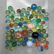 Vintage Assorted Glass Marbles