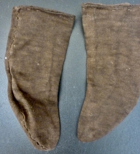 Large socks for antique doll - large,