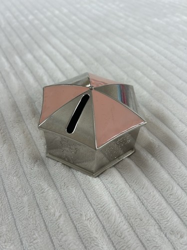Girls silver and pink money - silver,