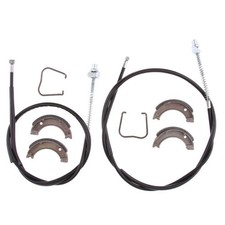Front Rear Brake Cable & Shoes for PW PY 50 PY50 PW50 PEEWEE50