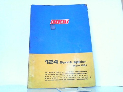Fiat 124 sport spider tipo - fiat, (tipo