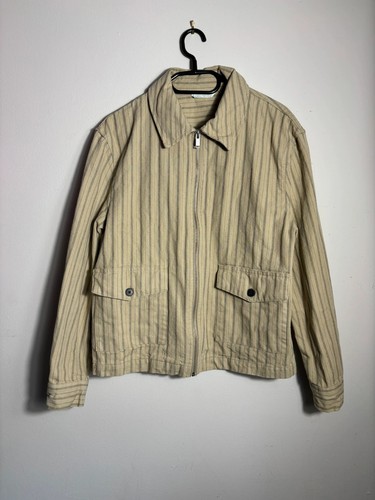 Zara men striped zip - men’s,