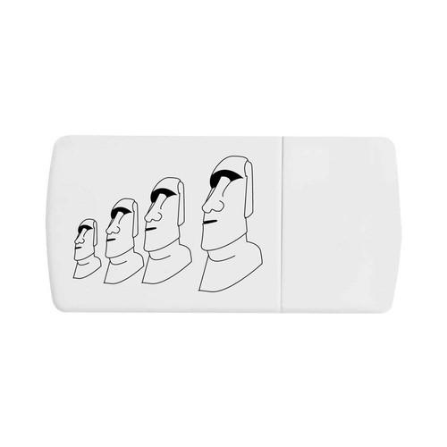 Stone moai statues - 'stone, pill