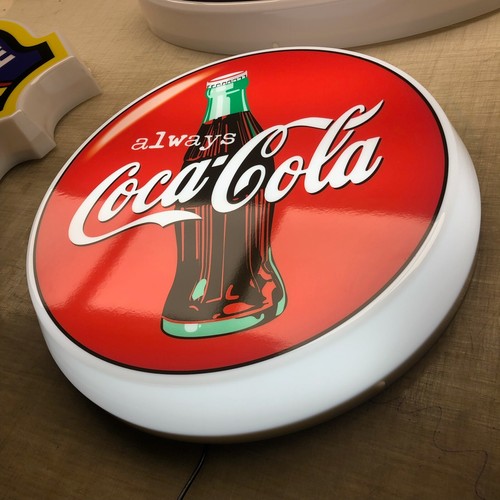 Coca cola illuminated wall - illuminated,