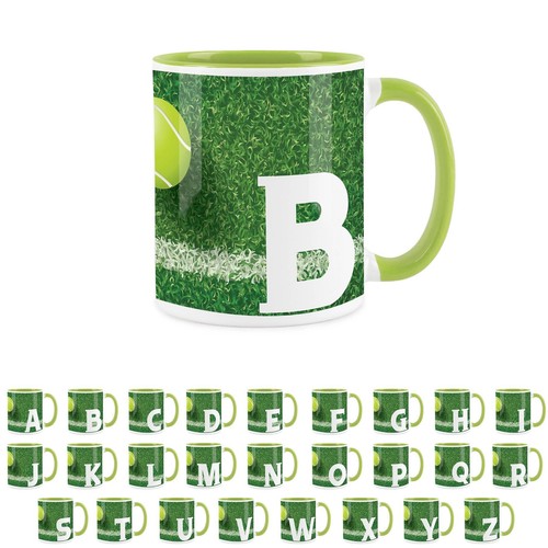 Tennis letter mug - -, alphabet