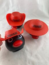 Three Pingu Red Ice Cream containers Birthday Partie Cowboy  Explorer Official