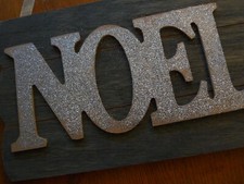 Noel Wooden Christmas Hanging Decoration