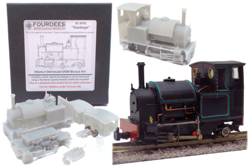Fourdees steam locomotive - steam,